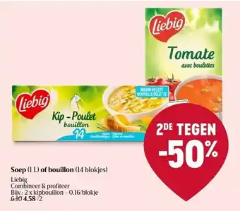 Delhaize Soep (1 l) of bouillon aanbieding