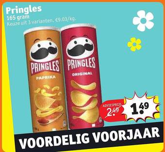 Kruidvat Pringles aanbieding