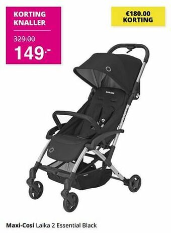 Maxi-cosi laika 2 essential black