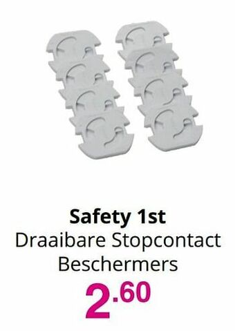Baby & Tiener Safety 1st draaibare stopcontact beschermers aanbieding