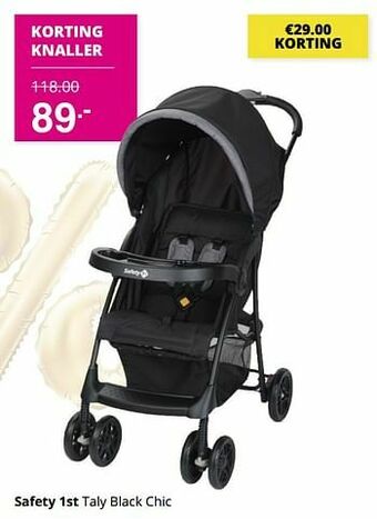 Baby & Tiener Safety 1st taly black chic aanbieding