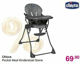 Baby & Tiener Chicco pocket meal kinderstoel stone aanbieding