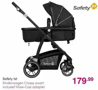 Baby & Tiener Safety 1st kinderwagen crossy zwart aanbieding