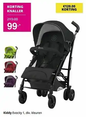 Baby & Tiener Kiddy evocity 1 aanbieding