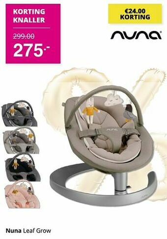 Baby & Tiener Nuna leaf grow aanbieding