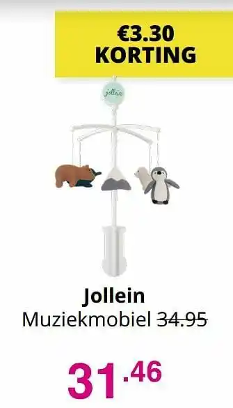 Baby & Tiener Jollein muziekmobiel aanbieding