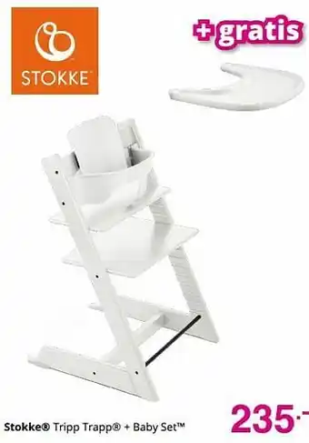 Baby & Tiener Stokke tripp trapp + baby set aanbieding