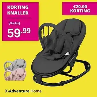 Baby & Tiener X-adventure home aanbieding