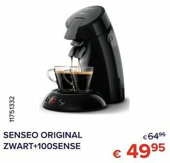 Philips senseo original zwart+100sense