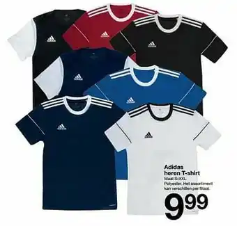Zeeman Adidas heren t-shirt aanbieding