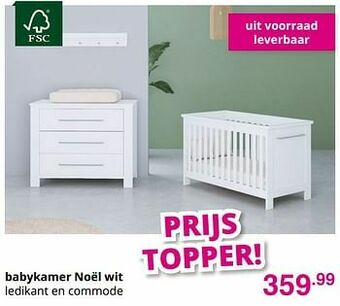 Baby & Tiener Babykamer noël wit aanbieding