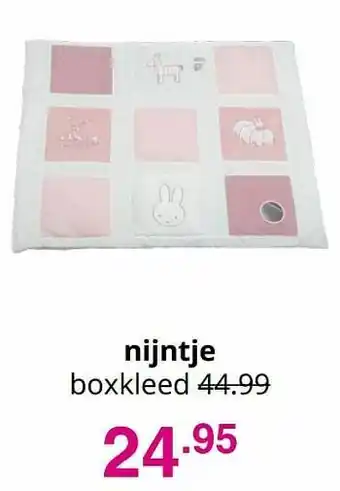 Baby & Tiener Nijntje boxkleed aanbieding