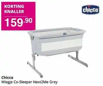 Baby & Tiener Chicco wiegje co-sleeper next2me grey aanbieding