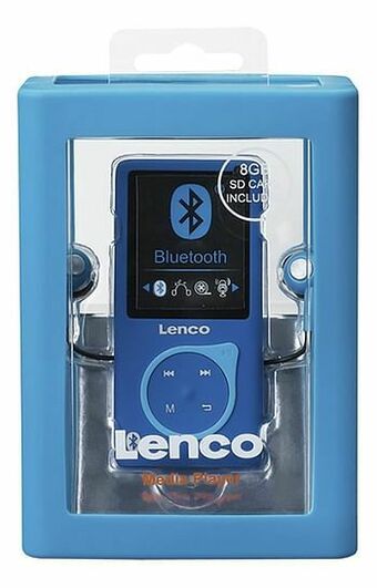 Lenco mp4-speler Bluetooth MP-208 8 GB blauw