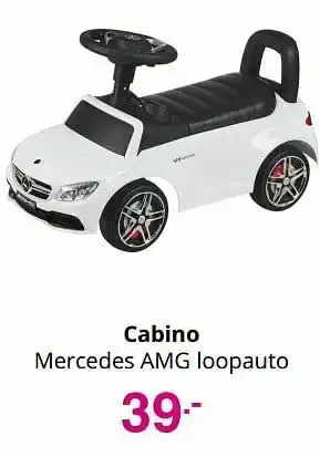 Baby & Tiener Cabino mercedes amg loopauto aanbieding