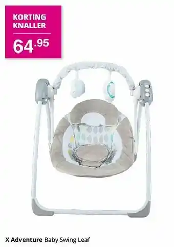 Baby & Tiener X adventure baby swing leaf aanbieding