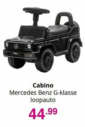 Cabino mercedes benz g-klasse loopauto