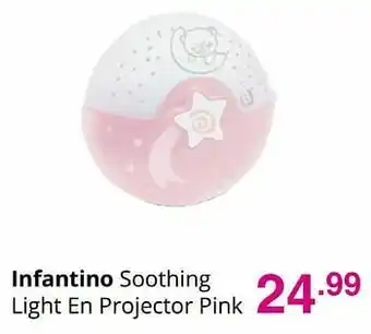 Infantino soothing light en projector pink