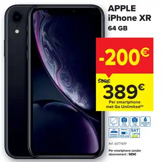 Carrefour Apple iPhone XR 64 GB aanbieding