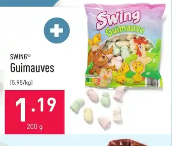 ALDI Swing guimauves 200g aanbieding
