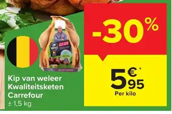 Carrefour Market Kip van weleer Kwaliteitsketen Carrefour per kilo aanbieding