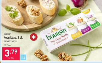 ALDI Boursin Roomkaas 3 x 80g aanbieding