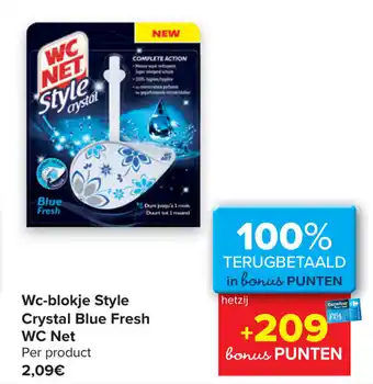 Wc-blokje Style Crystal Blue Fresh WC Net