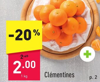 ALDI Clementines 1 kg aanbieding