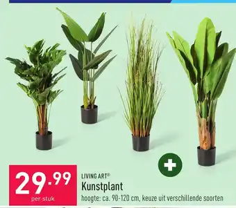 ALDI Living art Kunstplant per stuk aanbieding