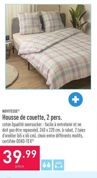 Housse de couette, 2 pers