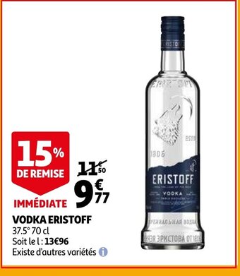 Vodka eristoff 37.5° 70cl