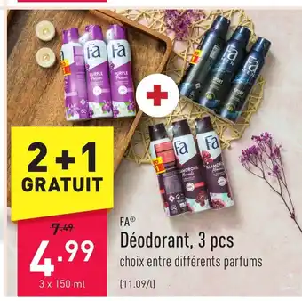 ALDI Deodorant 3 x 150 ml aanbieding