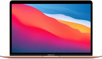 Bol.com Apple macbook air (2020) mgnd3n/a - 13.3 inch - apple m1 - 256 gb - goud - qwerty aanbieding