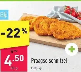 ALDI Praagse schnitzel aanbieding