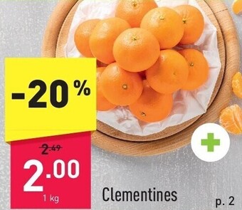 ALDI Clementines aanbieding