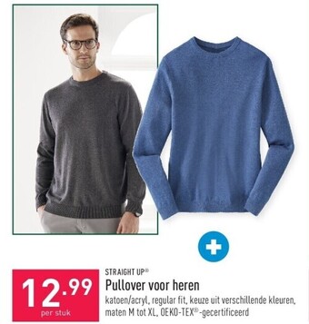 ALDI Pullover voor heren aanbieding