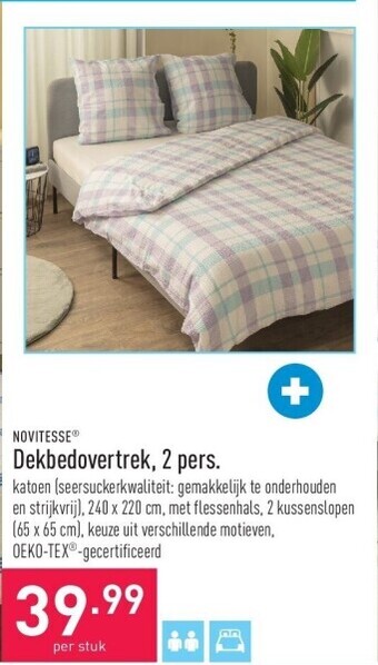 ALDI Dekbedovertrek, 2 pers. aanbieding