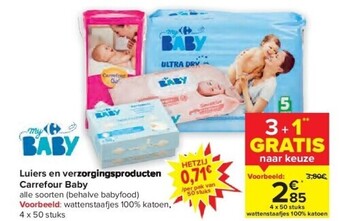 Carrefour Luiers en verzorgingsproducten carrefour baby aanbieding