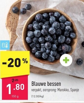 ALDI Blauwe bessen aanbieding