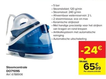 Carrefour Stoomcentrale do7109s aanbieding