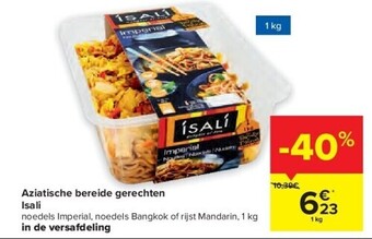 Carrefour Aziatische bereide gerechten isali aanbieding