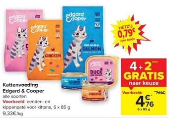 Carrefour Kattenvoeding edgard & cooper aanbieding
