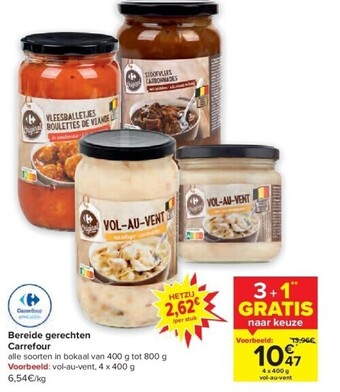 Carrefour Bereide gerechten aanbieding