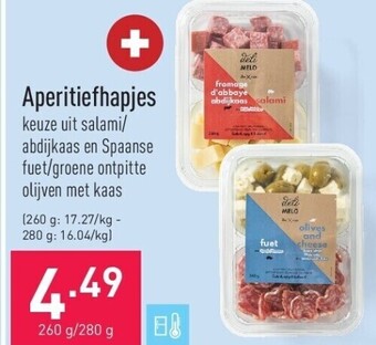 ALDI Aperitiefhapjes aanbieding