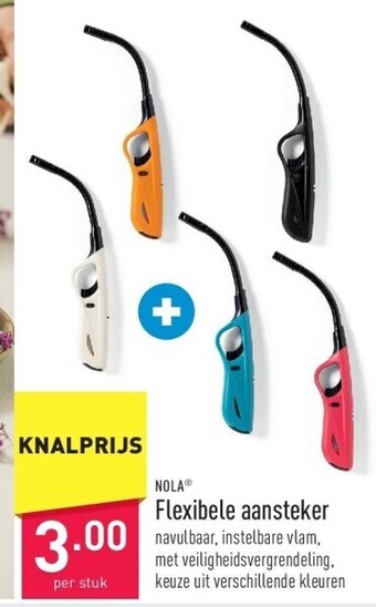 Flexibele aansteker