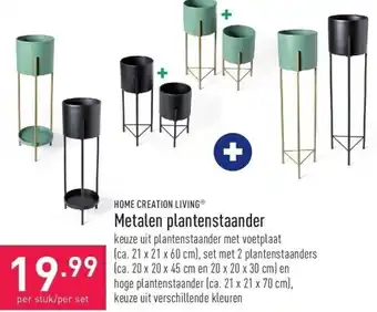 ALDI Metalen plantenstaander aanbieding