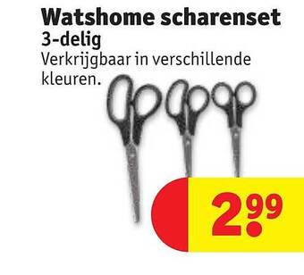 Kruidvat Watshome scharenset aanbieding