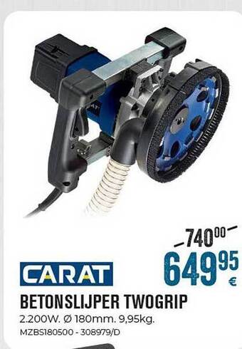 Meno Pro Carat betonslijper twogrip aanbieding