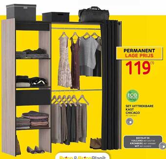 Brico Set uittrekbare kast chicago aanbieding