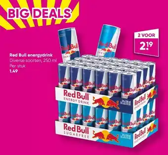Big Bazar Red bull energydrink aanbieding